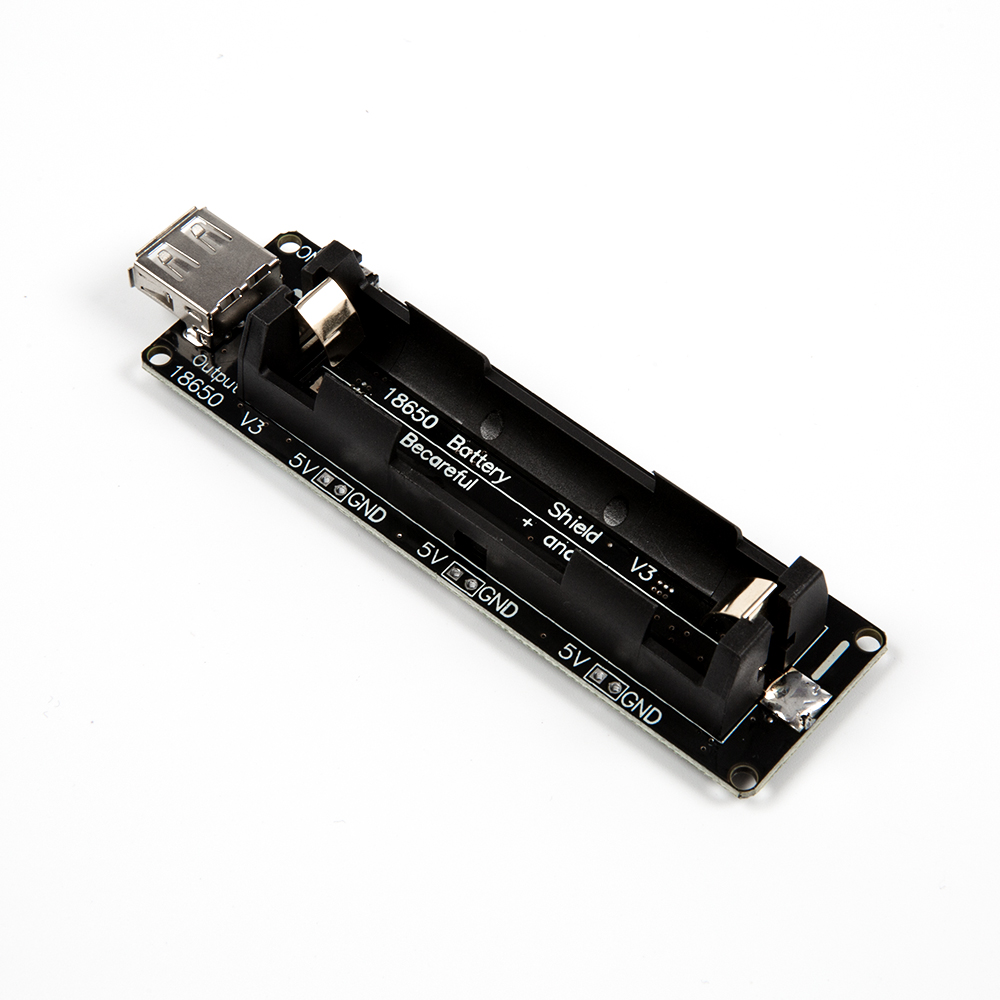 Модуль держателя для одного аккумулятора 18650 с защитой от перезаряда, 5в